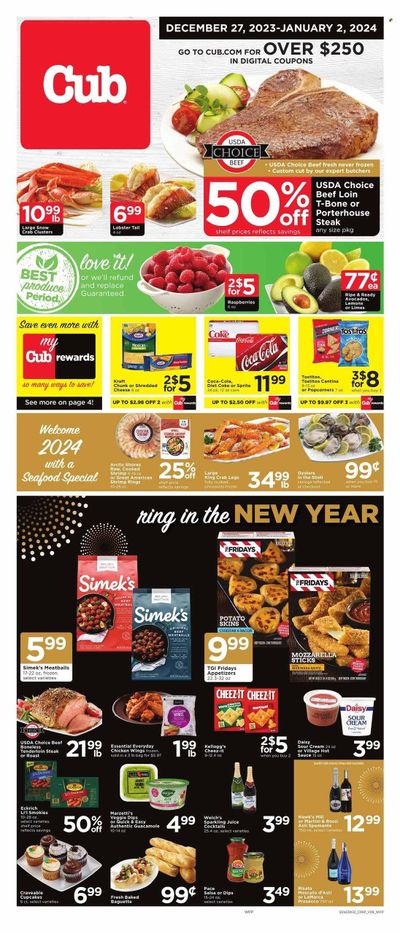 Cub Foods (IL) Weekly Ad Flyer Specials December 27 to January 2, 2024