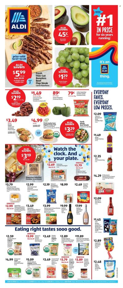 ALDI (CA) Weekly Ad Flyer Specials December 27 to January 2, 2024