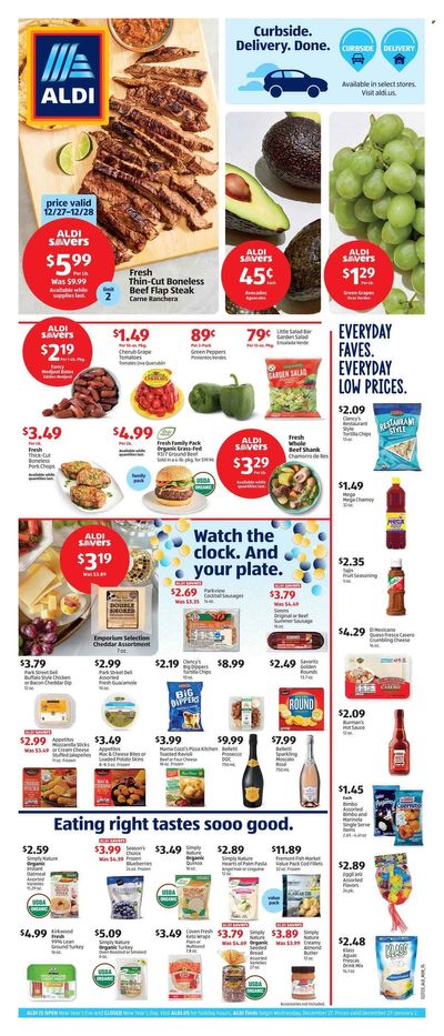 ALDI (CA) Weekly Ad Flyer Specials December 27 to January 2, 2024