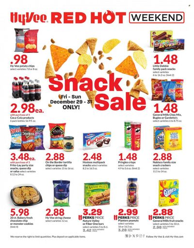 Hy-Vee (IA, IL, MN, MO, SD) Weekly Ad Flyer Specials December 29 to December 31, 2023