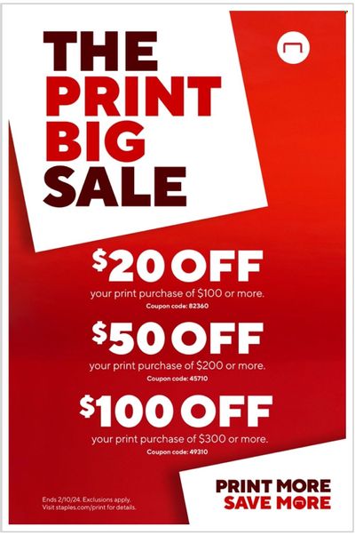 Staples Weekly Ad Flyer Specials December 31 to January 6, 2024