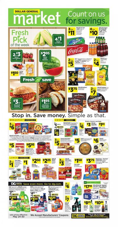 Dollar General Weekly Ad & Flyer May 24 to 30