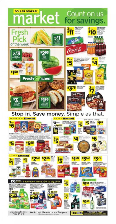 Dollar General Weekly Ad & Flyer May 24 to 30