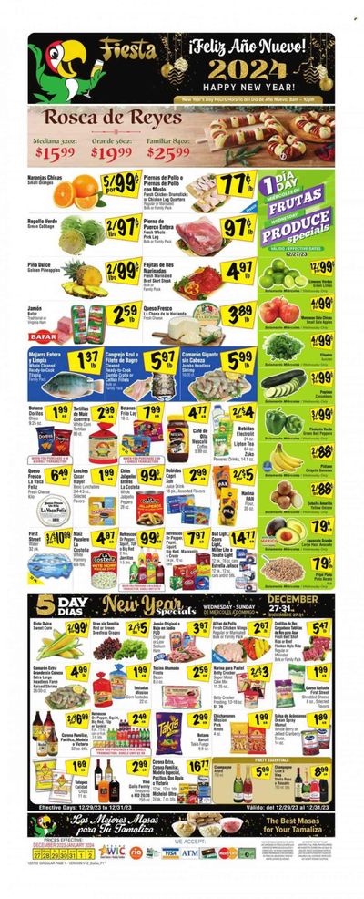 Fiesta Mart (TX) Weekly Ad Flyer Specials December 27 to January 2, 2024
