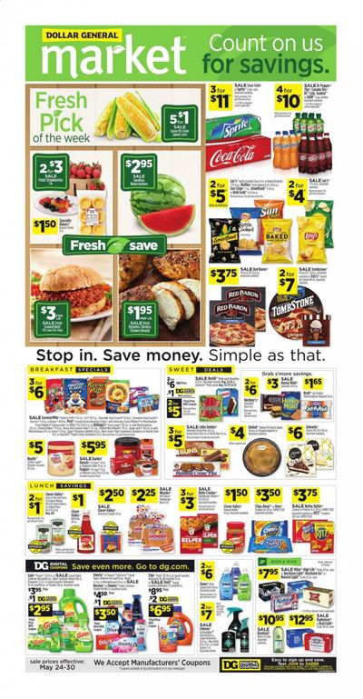 Dollar General Weekly Ad & Flyer May 24 to 30