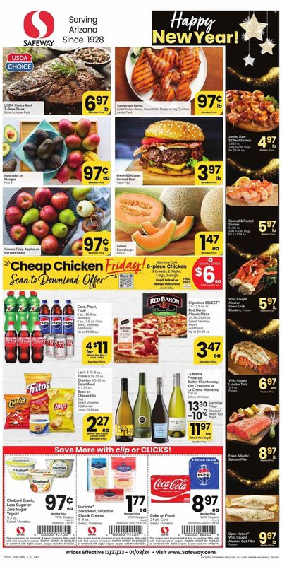 Safeway (AZ) Weekly Ad Flyer Specials December 27 to January 2, 2024
