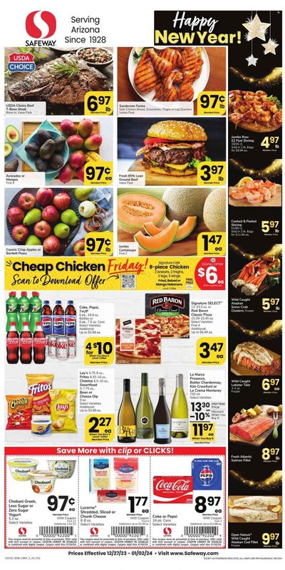 Safeway (AZ) Weekly Ad Flyer Specials December 27 to January 2, 2024