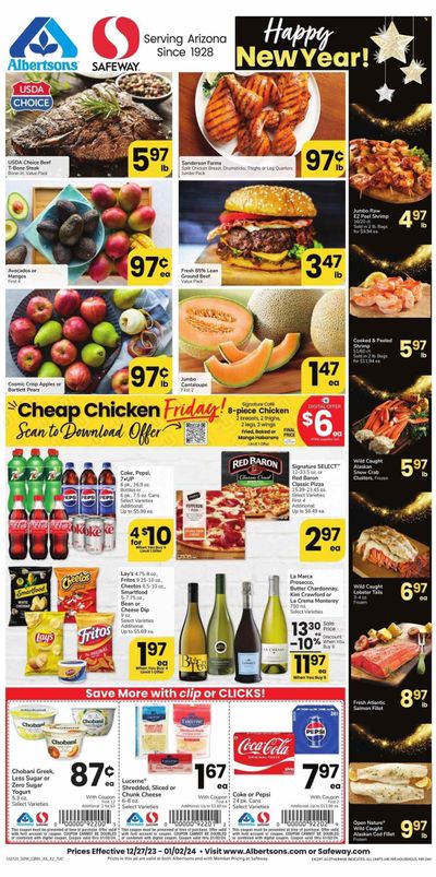 Safeway (AZ) Weekly Ad Flyer Specials December 27 to January 2, 2024