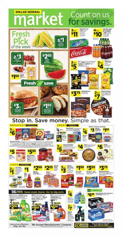 Dollar General Weekly Ad & Flyer May 24 to 30