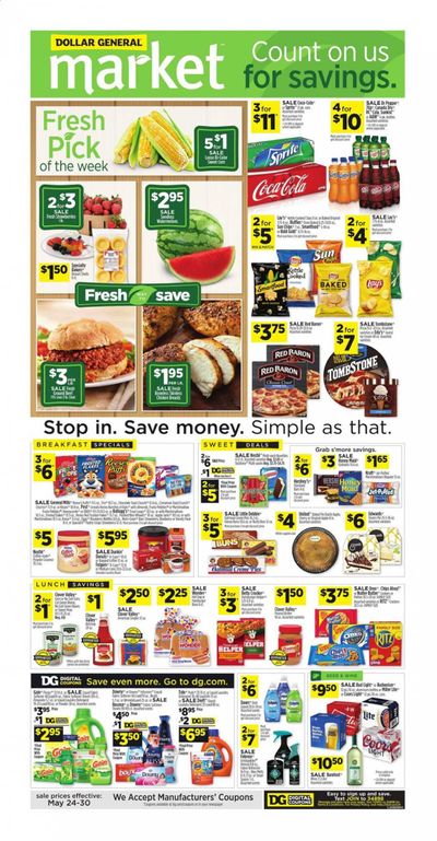 Dollar General Weekly Ad & Flyer May 24 to 30 Dollar General Weekly Ad & Flyer May 24 to 30