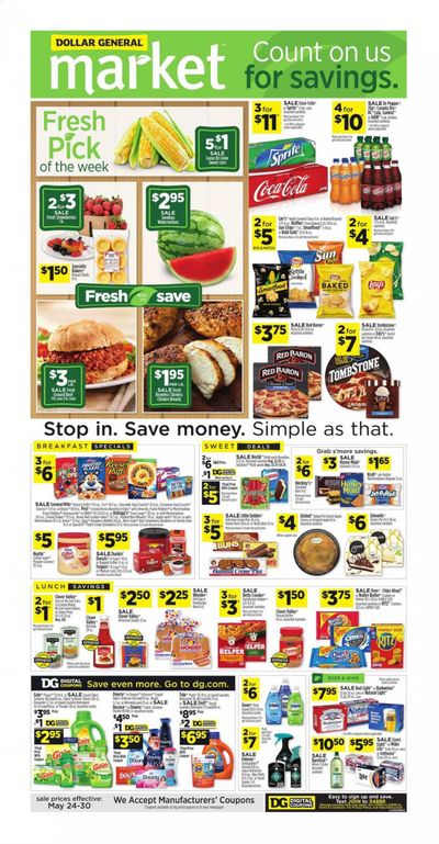 Dollar General Weekly Ad & Flyer May 24 to 30