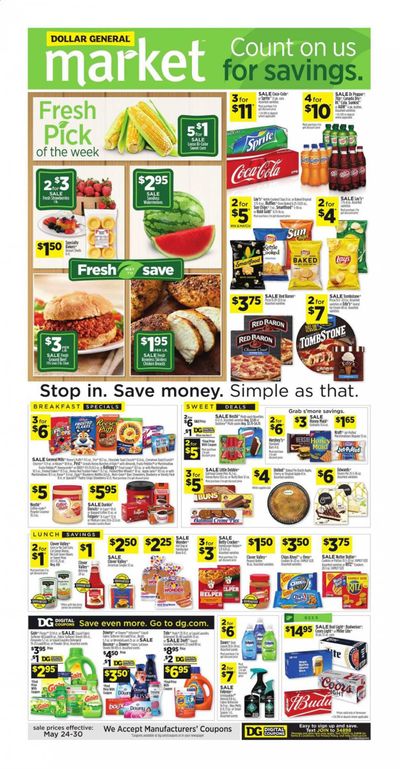 Dollar General Weekly Ad & Flyer May 24 to 30