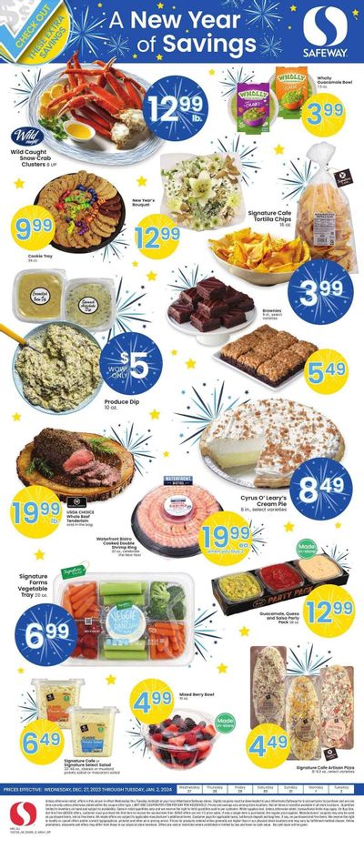 Safeway (CO) Weekly Ad Flyer Specials December 27 to January 2, 2024