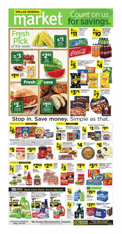 Dollar General Weekly Ad & Flyer May 24 to 30