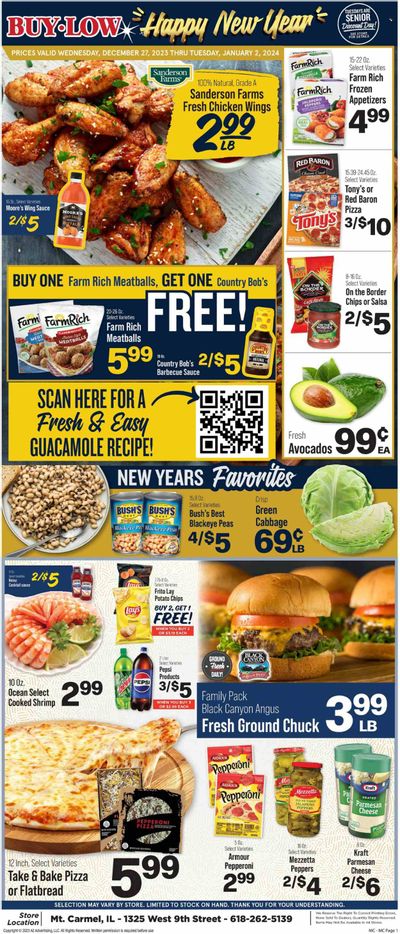 IGA (IL) Weekly Ad Flyer Specials December 27 to January 2, 2024