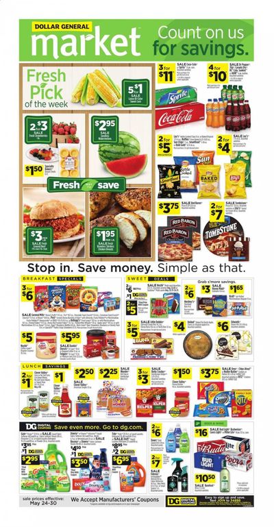 Dollar General Weekly Ad & Flyer May 24 to 30