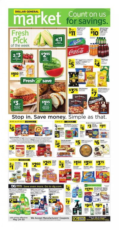 Dollar General Weekly Ad & Flyer May 24 to 30