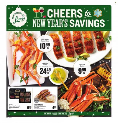 Lowes Foods (NC, SC) Weekly Ad Flyer Specials December 27 to January 16, 2024
