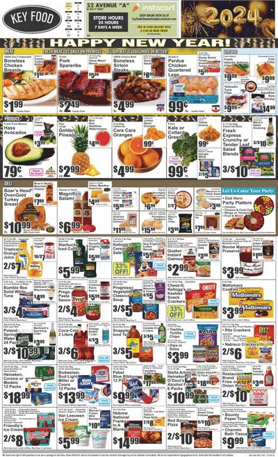 Key Food (NY) Weekly Ad Flyer Specials December 29 to January 4, 2024