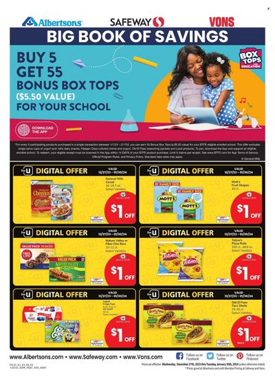 Vons (NV) Weekly Ad Flyer Specials December 27 to January 30, 2024