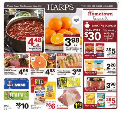 Harps Hometown Fresh (AR, KS, MO, OK) Weekly Ad Flyer Specials December 27 to January 2, 2024
