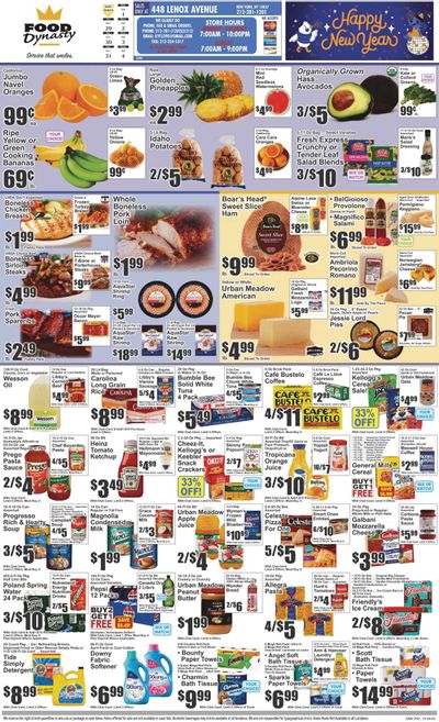 Food Dynasty (NY) Weekly Ad Flyer Specials December 29 to January 4, 2024