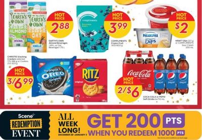 Sobeys Ontario: Get 200 Scene+ Points When You Redeem 1,000 Scene+ Points Until January 3rd + Flyer Deals