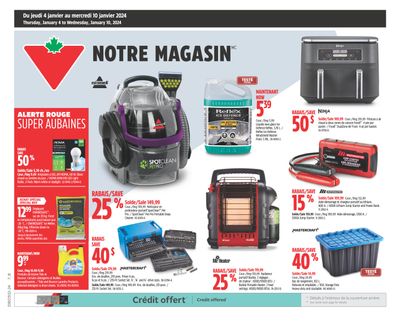 Canadian Tire (QC) Flyer January 4 to 10