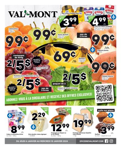 Val-Mont Flyer January 4 to 10