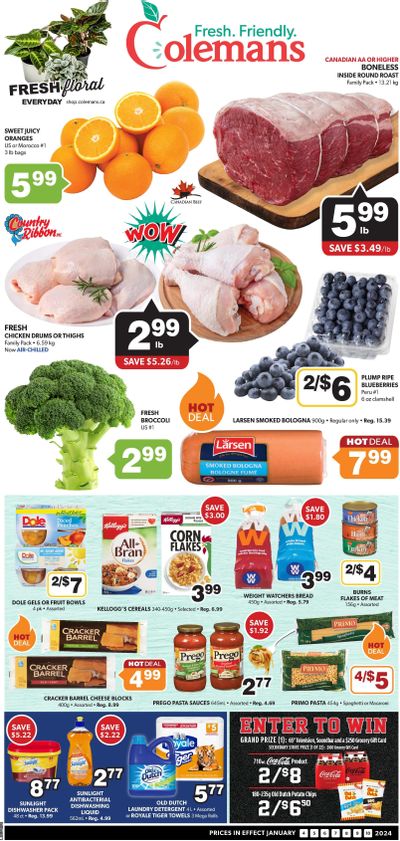 Coleman's Flyer January 4 to 10