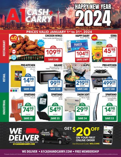 A-1 Cash and Carry Flyer January 1 to 31