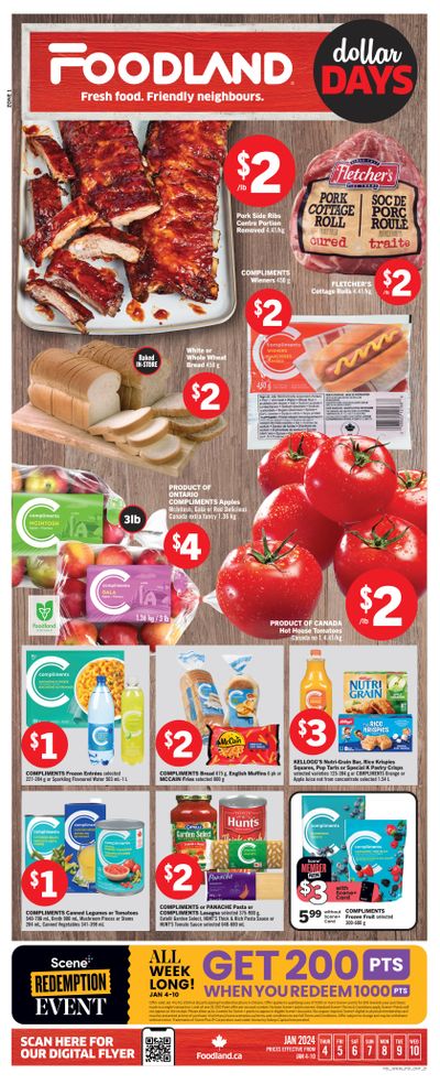 Foodland (ON) Flyer January 4 to 10