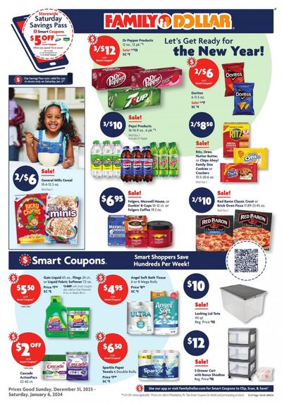 Family Dollar Weekly Ad Flyer Specials December 31 to January 6, 2024