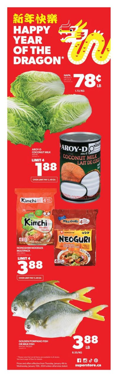 Real Canadian Superstore (West) Flyer January 4 to 10