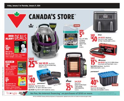 Canadian Tire (ON) Flyer January 5 to 11