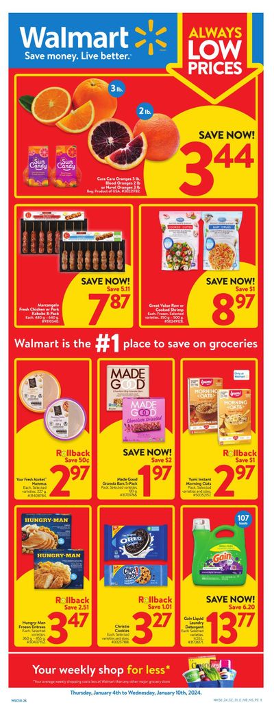 Walmart (Atlantic) Flyer January 4 to 10