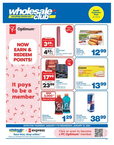 Wholesale Club (ON) Flyer January 4 to 24