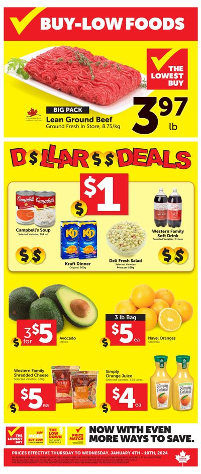 Buy-Low Foods (BC) Flyer January 4 to 10