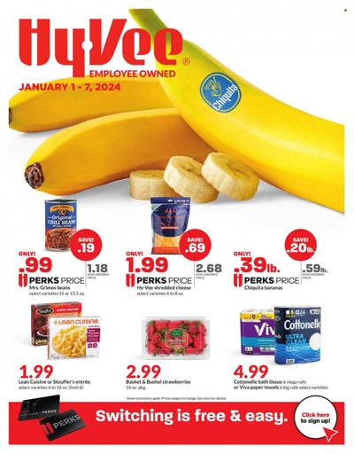 Hy-Vee (IA) Weekly Ad Flyer Specials January 1 to January 7, 2024