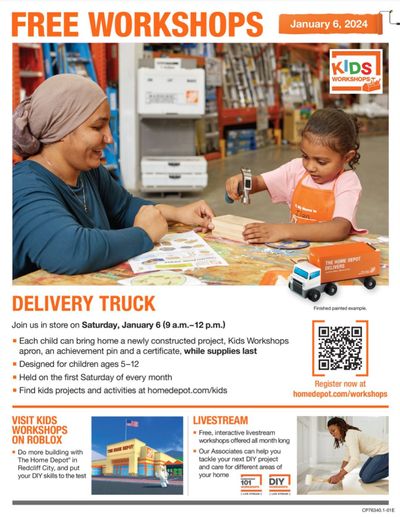 The Home Depot Weekly Ad Flyer Specials January 1 to January 6, 2024