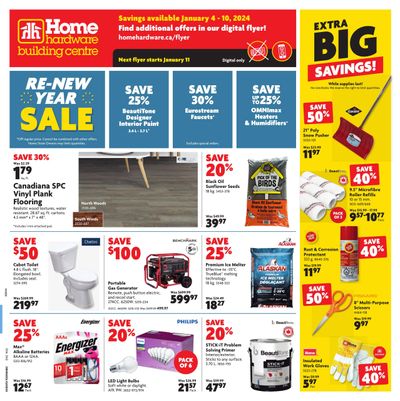 Home Hardware Building Centre (Atlantic) Flyer January 4 to 10