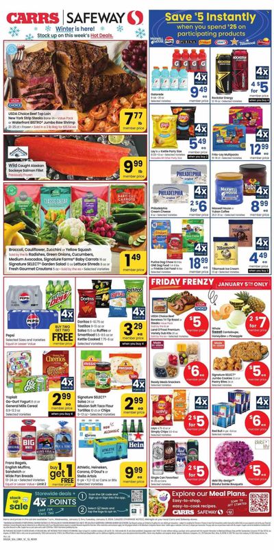Safeway (AK) Weekly Ad Flyer Specials January 3 to January 9, 2024