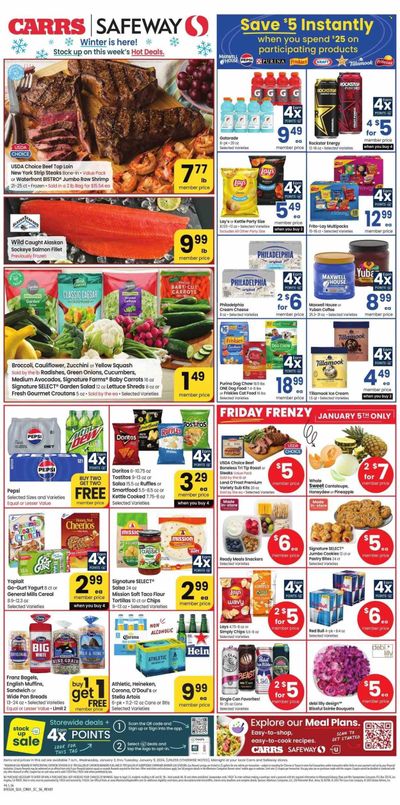Safeway (AK) Weekly Ad Flyer Specials January 3 to January 9, 2024