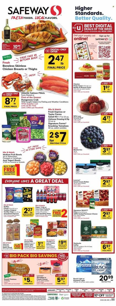 Safeway (NE) Weekly Ad Flyer Specials January 3 to January 9, 2024