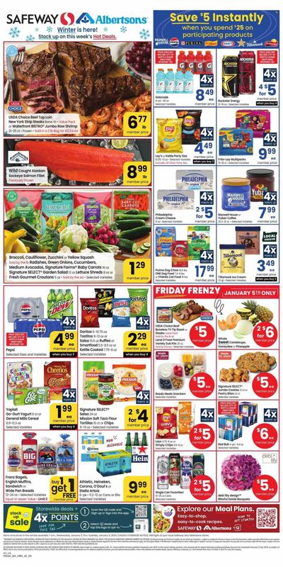 Safeway (WA) Weekly Ad Flyer Specials January 3 to January 9, 2024