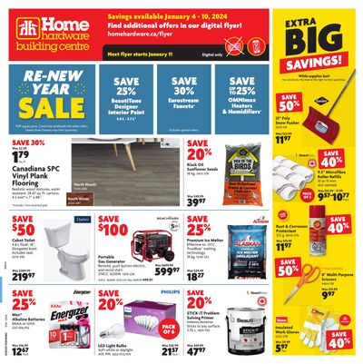 Home Hardware Building Centre (ON) Flyer January 4 to 10