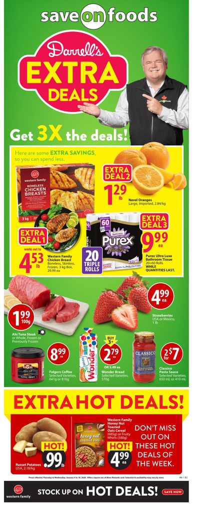 Save On Foods (AB) Flyer January 4 to 10