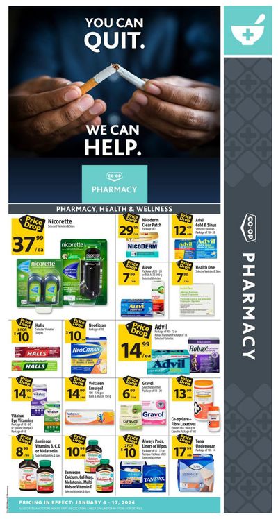 Co-op (West) Pharmacy Flyer January 4 to 17