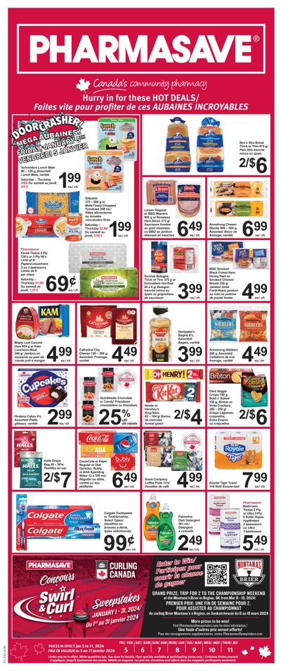 Pharmasave (NB) Flyer January 5 to 11