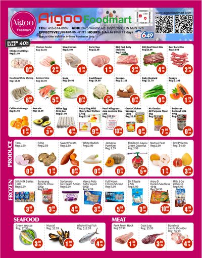 Aigoo Foodmart Flyer January 5 to 11